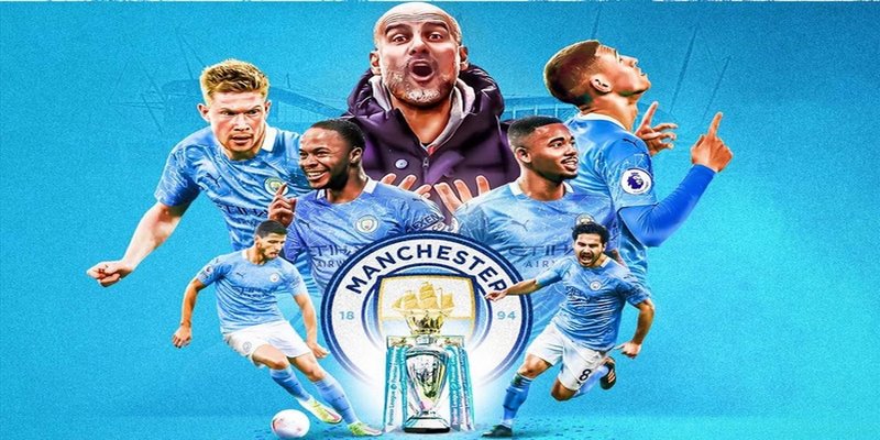 HLV nổi bật cùng chân sút giỏi CLB Manchester City